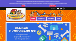 Desktop Screenshot of latanadellemeraviglie.com