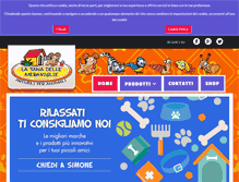 Tablet Screenshot of latanadellemeraviglie.com